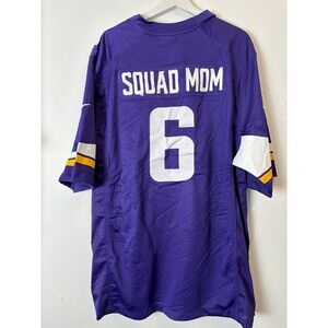 NIKE Minnesota Vikings Game Player Jersey 6 SQUAD MOM men’s XL purple new NFL